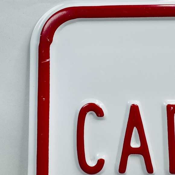 Metal Cadillac Parking Only Sign! 18x12 Size! - Picture 6 of 12